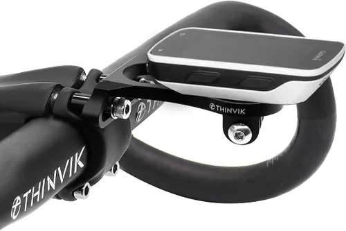 Miniatura 3 de Thinvik Soporte para computadora de bicicleta para Garmin Edge, Gopro Combo Mount, compatible con todas las computadoras GPS Garmin Series 1030 1000