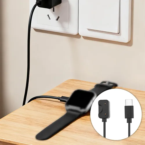 Miniatura 6 de 3 cables de carga USB C para Samsung Galaxy Fit 3, 53cm/20.9in ABS magnético Smartwatch Watch Charger Cable de repuesto para Galaxy Fit 3 Fitness