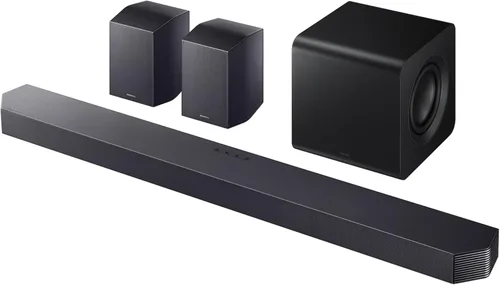 Samsung Barra de sonido de la serie Q HW-Q930F Subwoofer y altavoz trasero de 9.1.4 canales (2025), Dolby Atmos inalámbricos, 17 altavoces