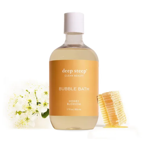 Miniatura 17 de Deep Steep baño de burbujas, lavanda y manzanilla 17 oz – Reducción de alergias clínicamente probada, baño relajante con manteca de karité y aceite