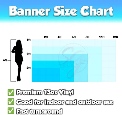 Miniatura 3 de Diseño personalizado – Cartel de vinilo de cualquier tamaño – a todo color – Hecho en Estados Unidos – Negocios, tienda, fiesta de cumpleaños, 1 x 5