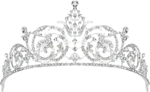 Miniatura 16 de CIEHER - Tiaras y coronas para mujeres y niñas - Regalos de corona para novia, boda, graduación, cumpleaños y Navidad