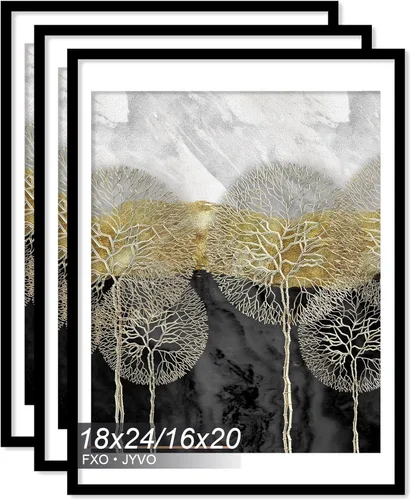 Miniatura 57 de Fxojyvo Marco de Fotos de 4x6, Muestra Foto de 3.5x5 con Paspartú o 4 x 6 Sin Paspartú, Liviano y de Alta Transparencia Marco de 4 por 6 para Pared