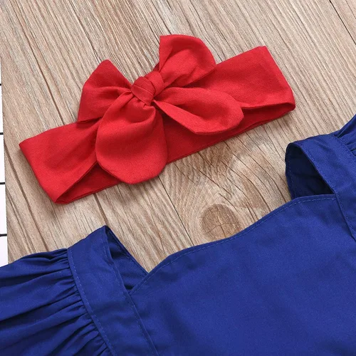 Miniatura 3 de Mameluco para niñas recién nacidas ropa de verano para cosplay de color blanco nieve