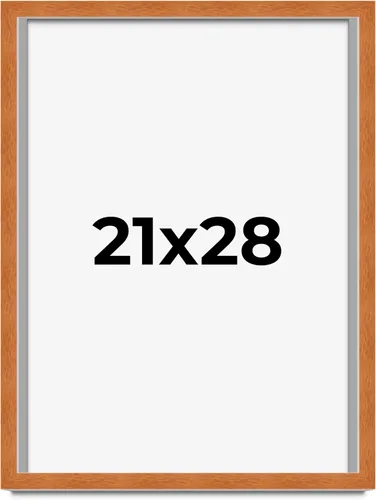 Miniatura 129 de Marco de 3 x 3 pulgadas, marco de madera maciza de nuez miel tradicional marrón Ancho de moldeo de 0.875 pulgadas Profundidad de conejo de 0.875