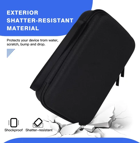 Miniatura 4 de Estuche organizador electrónico de viaje rígido para adaptadores de carga de MacBook, cables, banco de energía, ratón mágico Apple, lápiz Apple