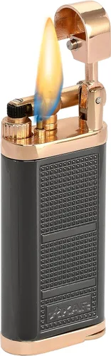 Miniatura 2 de XIKAR® Encendedor de llama suave Pipeline negro y rosa