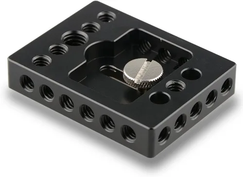 Miniatura 3 de Placa base de cámara CAMVATE con orificio de rosca de 1/4" y 3/8" para jaula de cámara DSLR