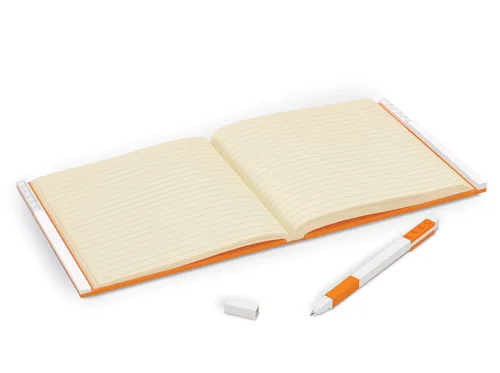 Miniatura 2 de LEGO Stationery - Cuaderno de bloqueo con bolígrafo de gel, color naranja