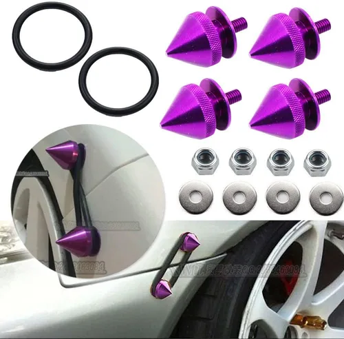 Miniatura 8 de x xotic tech Spike JDM Style - Parachoques para maletero de coche, tapas de escotilla de liberación rápida (negro)