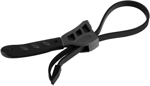 Miniatura 3 de Llave de correa de goma ajustable, 19.685 in, negro, abridor de tarros universal, Llave de filtro de aceite, Herramienta de reparación de automóviles
