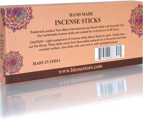 Miniatura 2 de Bless International varillas de incienso 100 % natural hechas a mano, sumergidas a mano, el mejor aroma Incienso y mirra