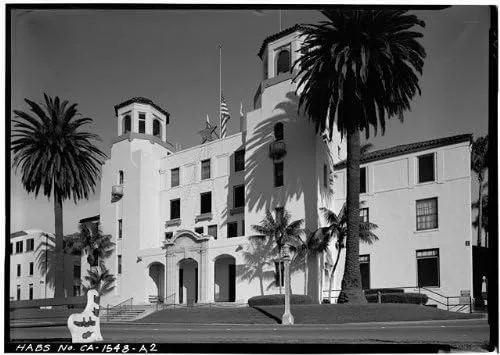 HistoricalFindings Foto: Hospital Naval de Estados Unidos, Park Boulevard, Balboa Park, San Diego, California, California, HABS,1