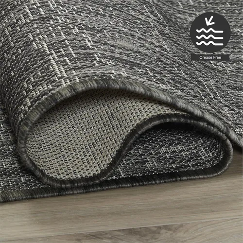 Miniatura 4 de FH Home Alfombra plana tejida para exteriores, impermeable, fácil de limpiar, resistente a las manchas, hilo de polipropileno de alta calidad