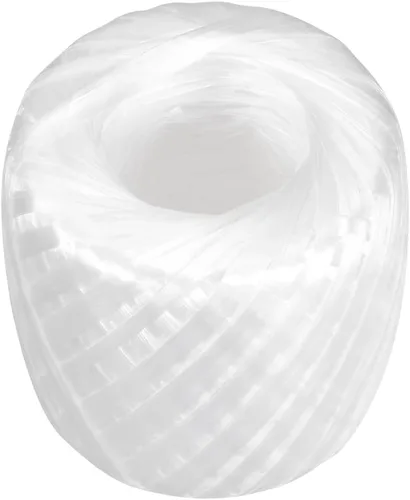 Miniatura 19 de Cuerda de nailon de poliéster [para embalaje incluido en el hogar DIY] -250m/820ft / 1 rollo de plástico, blanco