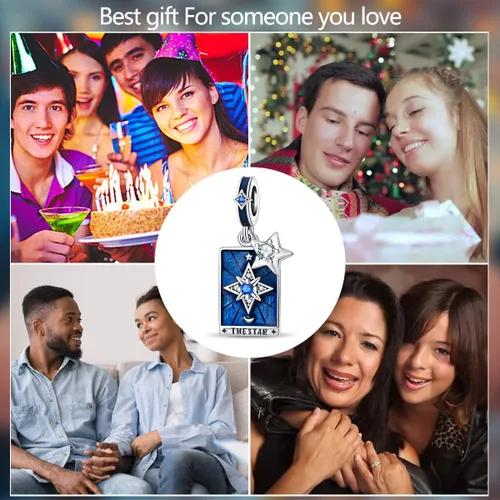 Miniatura 206 de KUNSIR Los abalorios se adaptan a pulseras Pandora para mujer, plata de ley 925, cuentas colgantes de joyería para niñas, dijes de feliz cumpleaños