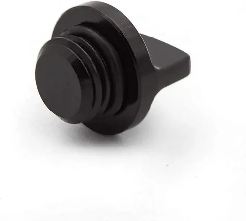 Tapón de llenado de aceite de aluminio CNC M20x2.5mm HYEPIVOT para NINJA 250 400R 600R 650 ER-4n ER-6F ER-6N Z1000 Z800 Z900 KLX250 D-TRACKER Negro