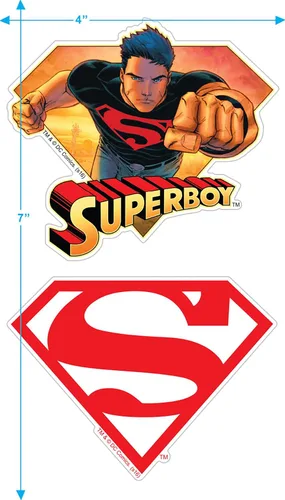 Miniatura 4 de Popfunk Camiseta clásica con logotipo de Superboy Superman
