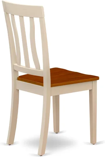 Miniatura 11 de East West Furniture AVAT5-WHI-W - Juego de comedor de 5 piezas que incluye una mesa de comedor ovalada con hojas de mariposa y 4 sillas de cocina