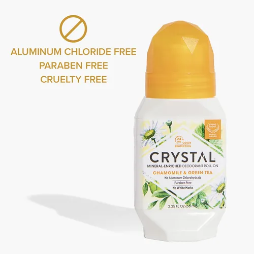 Miniatura 4 de Desodorante Roll-On Mineral Vegano para Mujeres y Hombres, Manzanilla y Té Verde - 2.25 fl. oz. (El embalaje puede variar)