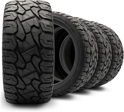Miniatura 16 de Xcomp Gladiator 22x11-R12 DOT - Neumático radial con cinturón de acero para carrito de golf, juego de cuatro