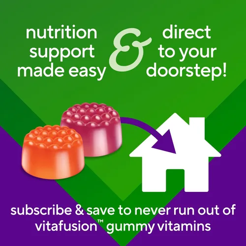 Miniatura 11 de Vitafusion Gomitas de Vitamina D3, Apoyo Óseo e Inmune, Sabor Melocotón, Zarzamora y Fresa, Suplemento de Vitamina D3 en Gomitas de 50 mcg