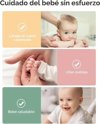 Miniatura 7 de Momcozy Kit Básico para Bebé, Baby Shower y Registro Esencial Kit para Cuidado de Aseo, Salud y Limpieza, Incluye Kits de Limas de Uñas, Aspirador