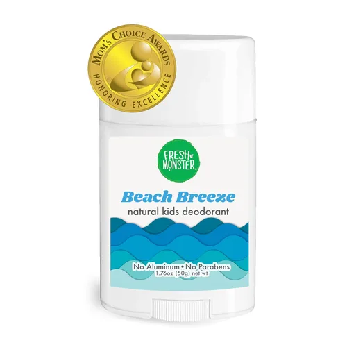 Fresh Monster Desodorante Natural para Niños y Adolescentes | Sin Aluminio, Sin Parabenos e Hipoalergénico | Testado por Dermatólogos | Protección
