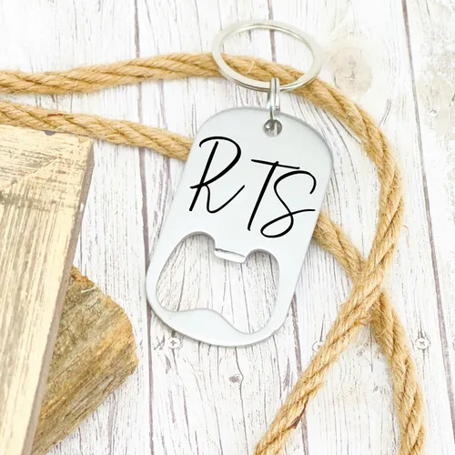 Miniatura 3 de Initials Uncle Of The Bride Bottle Opener Gift Wedding Party Personalized Gift For Uncle Bride From Bride INITIALS-BOTTLE (Uncle of the Bride)