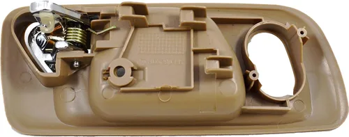 Miniatura 2 de PT Auto Warehouse HO-2580ME-FL - Manija interior interior de la puerta, carcasa beige/marrón con palanca cromada - Sedán de 4 puertas, lado