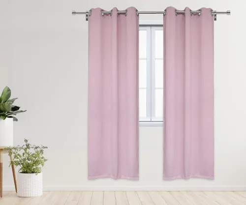 Miniatura 18 de YOUR CHAIR COVERS - Cortinas opacas de poliéster con ojales - (negro 52 x 63 pulgadas - juego de 2) - para oscurecer la habitación, dormitorio, sala