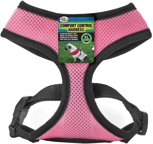 Miniatura 8 de Four Paws Comfort Control - Arnés para perro, color negro, extra pequeño