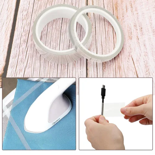 Miniatura 6 de Outus 2 rollos de cinta de transferencia de calor por sublimación de 30 mm x 33 m, total 216 pies, cinta de alta temperatura, resistente al calor