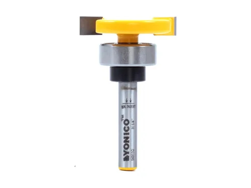 Miniatura 7 de YONICO Broca de fresadora de ranura para rodamientos superiores (1/4" de altura - profundidad de 1/4" - vástago de 1/2")