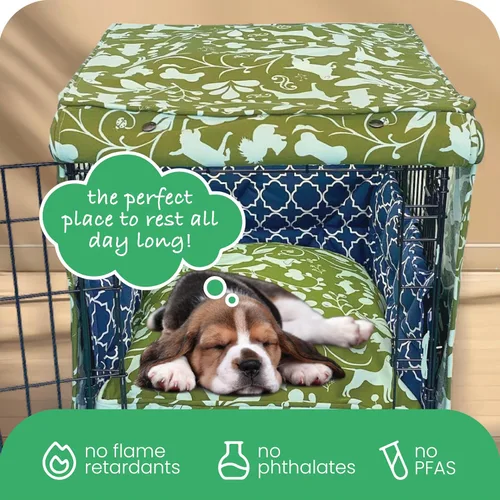 Miniatura 6 de Molly Mutt cubierta para jaula de perro, cubierta para perro, cubierta para jaulas de perro, cubiertas para jaulas de perro, crea una jaula de perro