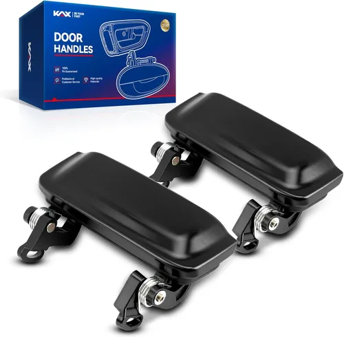 Miniatura 38 de KAX Manija de puerta exterior de ABS para conductor, 4 piezas, compatible con Toyota Tundra 2007-2019; reemplaza