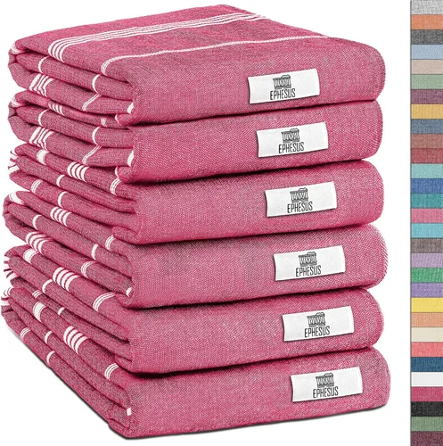 Miniatura 63 de EPHESUS TOWELS Toallas de Mano - Juego de 2 18" x 30" - Toalla de Mano Turca Decorativa para Baño, Cocina, Invitados, Cara, Cabello, Té, Paño