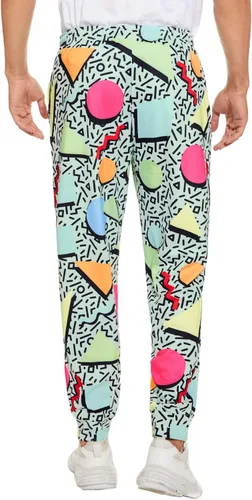 Miniatura 2 de Pantalones deportivos retro de los años 80 y 90 para hombres y mujeres, pantalones de entrenamiento vintage, pantalones deportivos, trajes