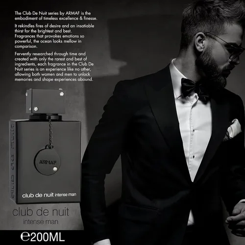 Miniatura 4 de Armaf Club de Nuit Intense para hombre Eau de Parfum en aerosol, 6.8 onzas / 200 ml