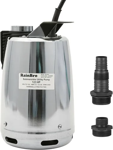 Miniatura 8 de Bomba de sumidero sumergible, bomba de agua con manguera de agua de 25 pies, bomba de utilidad portátil, bomba de transferencia de agua con cable