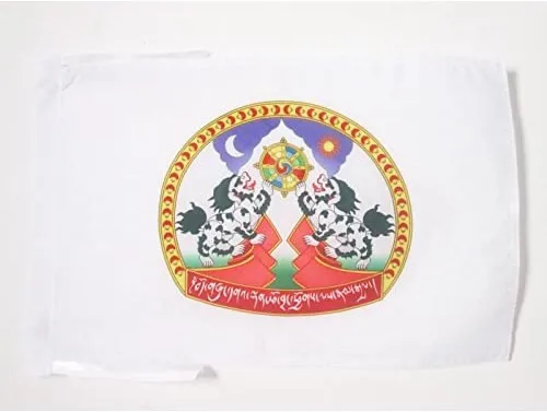 Miniatura 1012 de Bandera de México AZ FLAG, 45.7 x 30.5 cm, con cordones - Pequeñas banderas mexicanas de 30 x 45 cm - Bandera de 45.7 x 30.5 cm