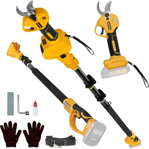 Tijeras de podar eléctricas 2 en 1 inalámbricas para batería DeWALT de 20 V MAX, podadora de energía eléctrica máxima de 1.5 pulgadas, diámetro de