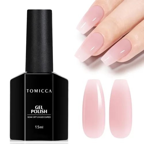 Miniatura 35 de TOMICCA Capa superior de gel mate, 0.5 onzas líquidas, acabado mate para esmalte de uñas de gel, remojar LED UV para curar de larga duración