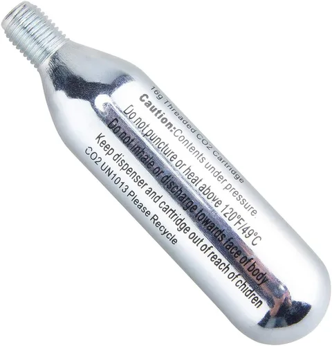 Miniatura 2 de CXWXC Cartuchos roscados de CO2 de 16g / 25g o inflador de CO2 para neumáticos de bicicleta - Cartucho para inflador de CO2 con conexión roscada