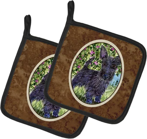Miniatura 34 de Caroline's Treasures SS8617PTHD - Juego de soportes para ollas de cocina resistentes al calor, almohadillas calientes para horno para cocinar, Husky