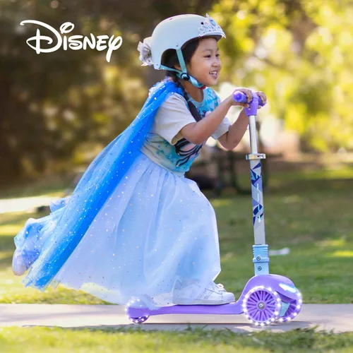 Miniatura 8 de Jetson Character Kids Kick Scooter, luces LED en vástago y ruedas iluminadas, marco ligero, manubrio ajustable en altura, sistema de inclinación