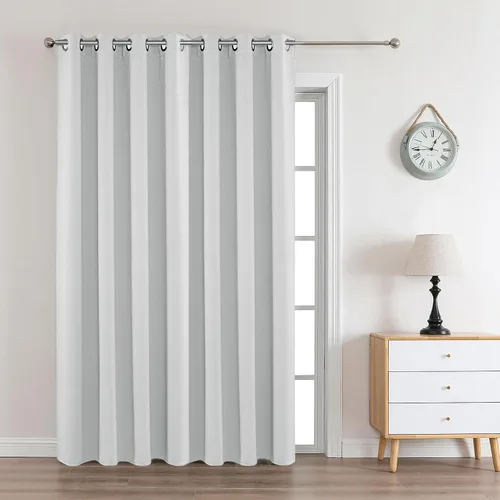 Miniatura 61 de Joydeco - Juego de 2 paneles de cortinas opacas de 63 pulgadas, 2 cortinas largas con aislamiento térmico burg, cortinas de oscurecimiento