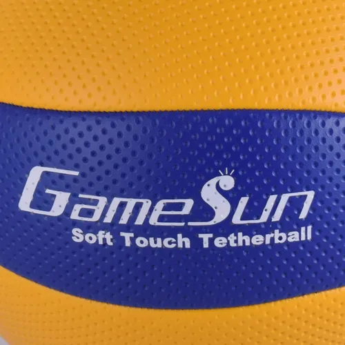Miniatura 7 de Tetherball and Rope,Full-Size Soft Rubber, Portable Tetherballs with Soft Rope - Great Outdoor Game for Family Fun Play Amarillo/Azul