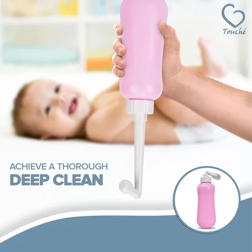 Miniatura 6 de Touché Bidé portátil de mano – Bidé personal de viaje para botellas vacías y limpiador de parto, ideal para viajes, camping, mujeres, bebés