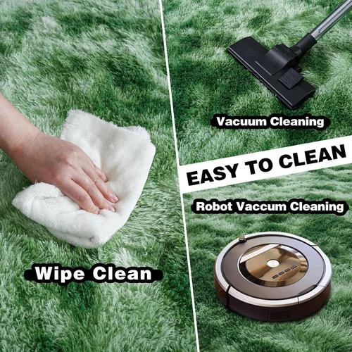 Miniatura 124 de Alfombras de área de 8x10 para sala de estar, alfombra shaggy grande ultra suave y esponjosa para dormitorio, alfombras de felpa mullida Blanco crema